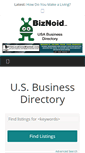 Mobile Screenshot of businesslistingsusa.com
