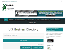 Tablet Screenshot of businesslistingsusa.com